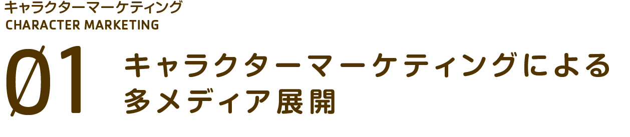 キャラクターマーケティングによる多メディア展開