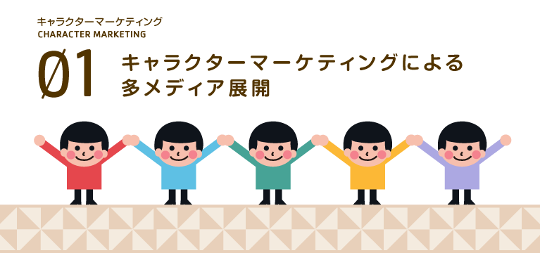 キャラクターマーケティングによる多メディア展開